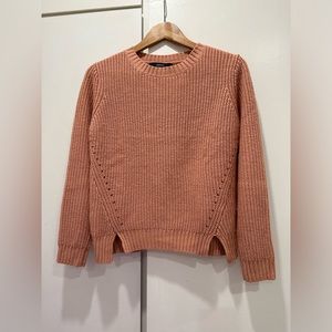 Forever 21 Pink Knit Crewneck Sweater